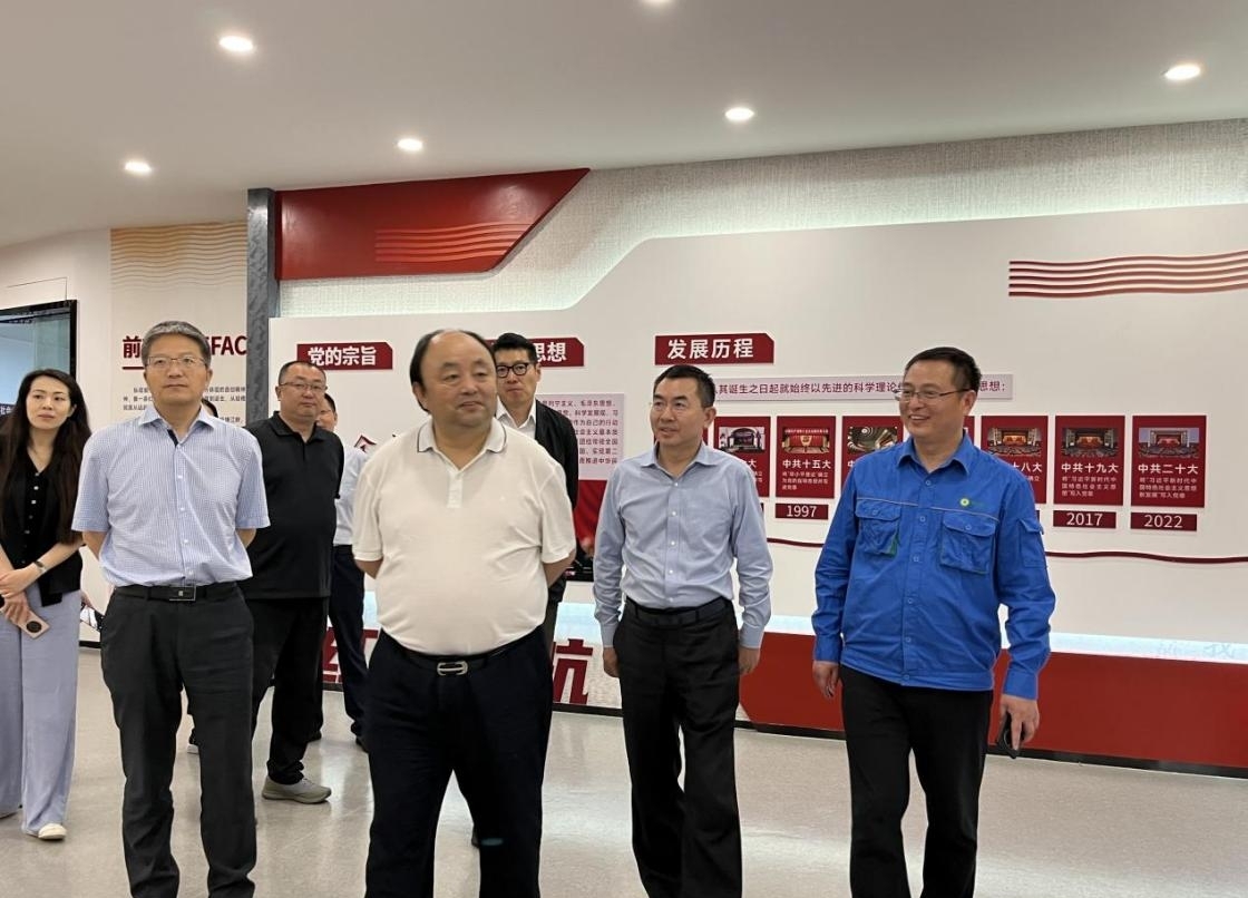 北京国资公司党委书记、董事长岳鹏调研3133cc拉斯维加斯海宁扩建项目