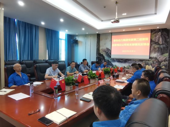 3133cc拉斯维加斯集团党委巡察组赴博白、汕头公司召开巡察情况反馈会